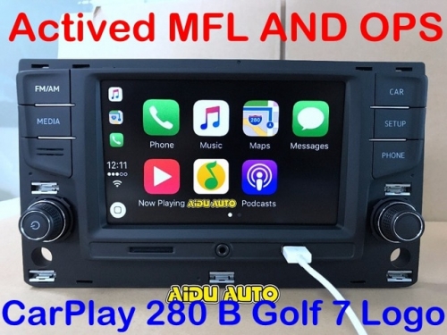 AIDUAUTO For VW Golf 7 MK7 VII Passat B8 MQB Tiguan Carplay 6.5 &quot; MIB Radio 5GD035280B 5GD 035 280 B